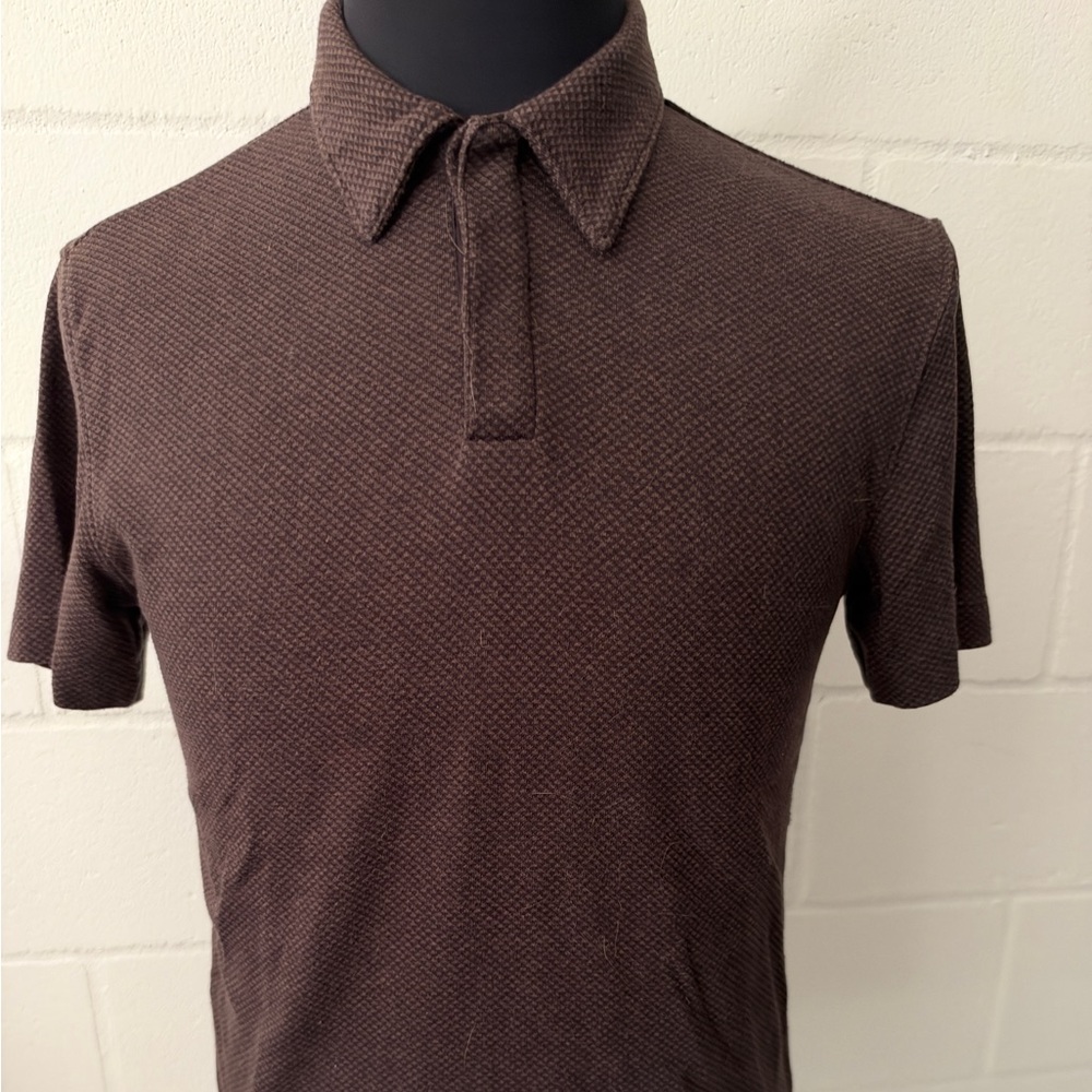 Banana Republic Men's Polo in Rich Chocolate Brown